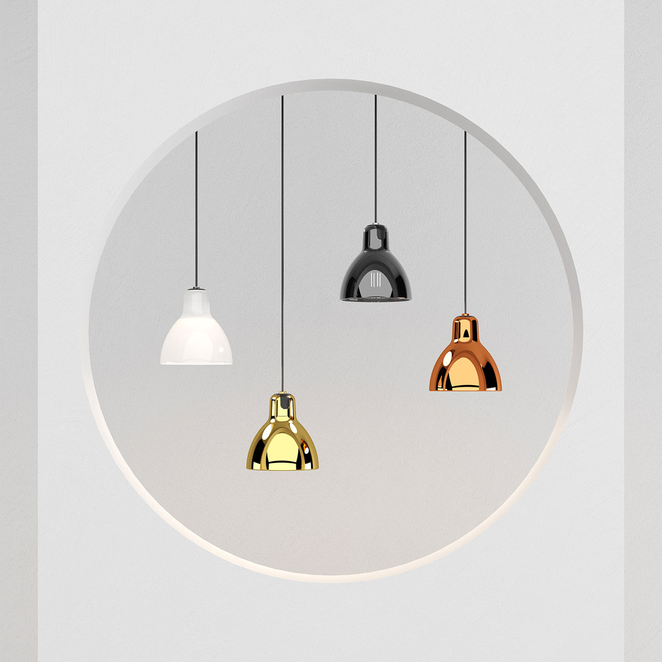 Luxy H5 Glam pendant lamp by Rotaliana