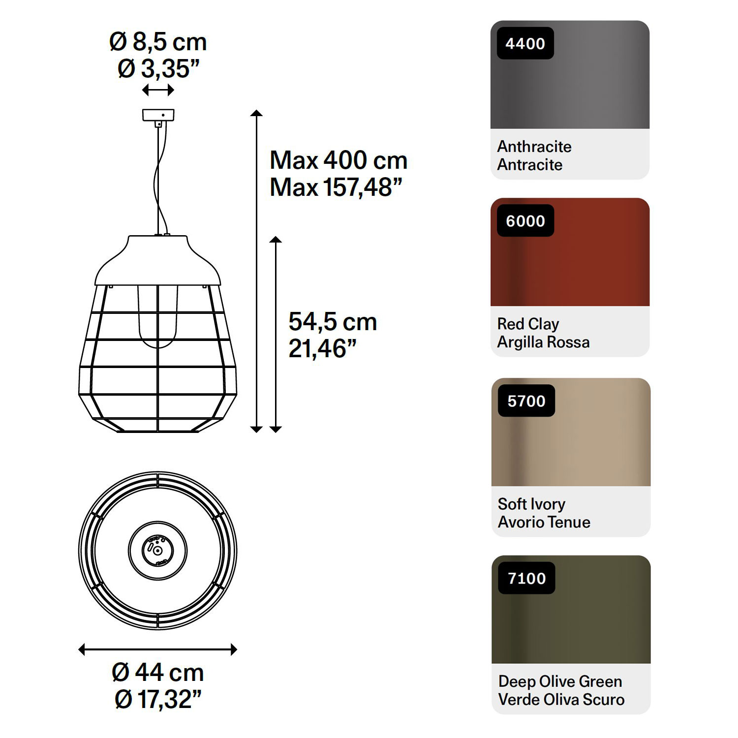 Stitch Medium Pendellampe von Lodes