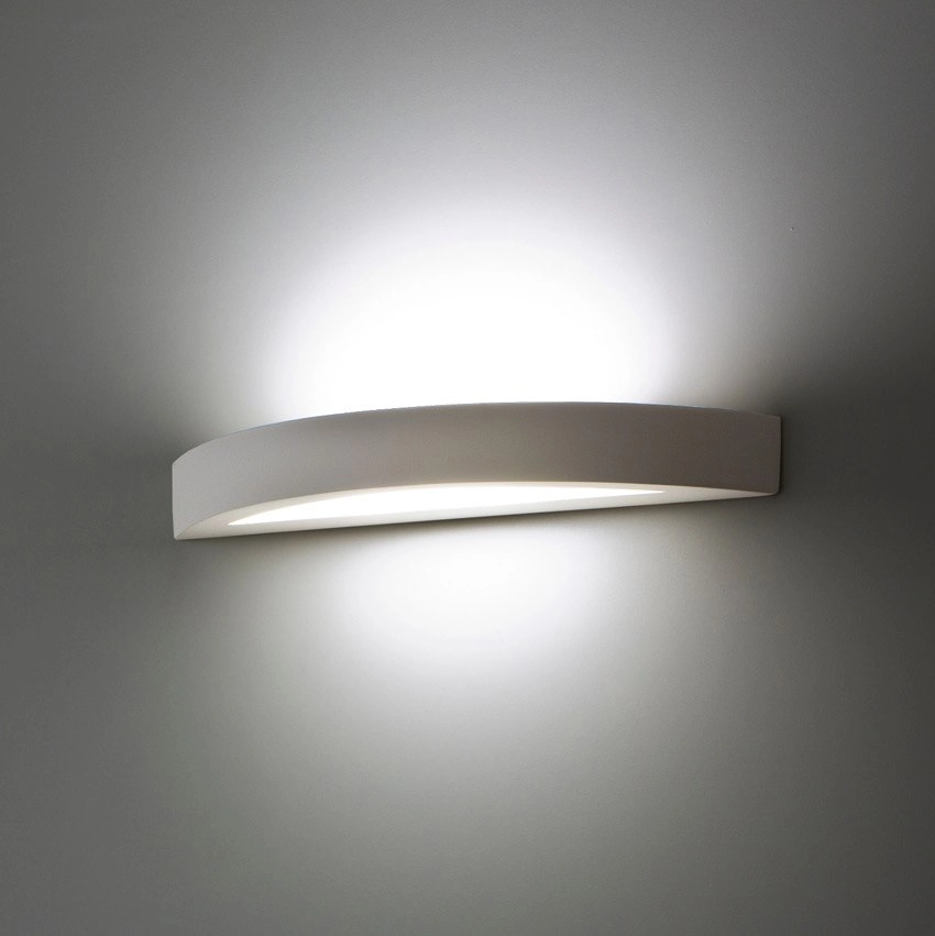Arco LED Wandleuchte aus Gips von Isy Luce