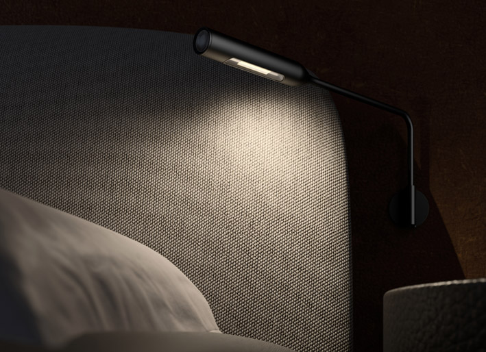 FLO Wall led reading lamp by Lumina