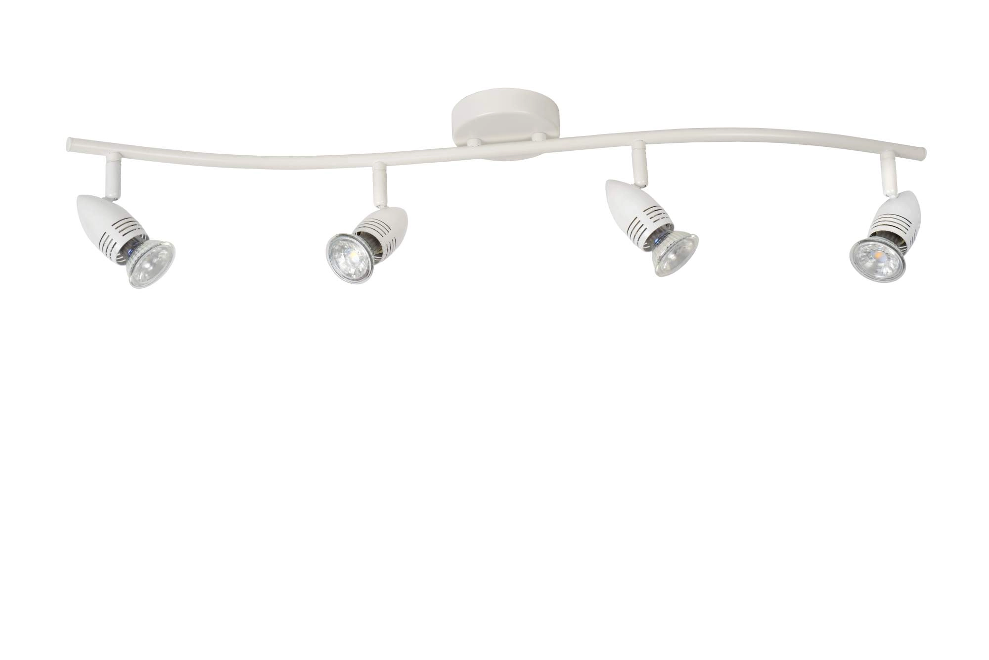LU 13955/20/31 Lucide CARO-LED - Ceiling spotlight - LED - GU10 - 4x5W 2700K - White
