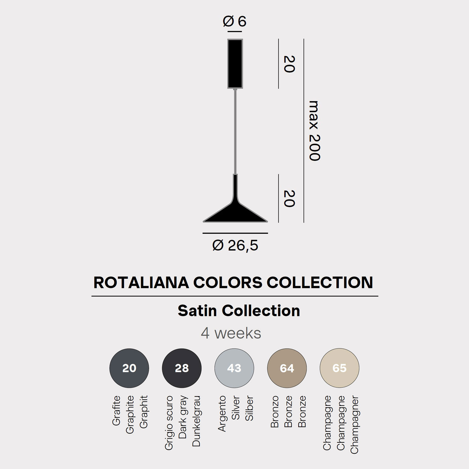 DRY H1 LED Hängeleuchte von Rotaliana