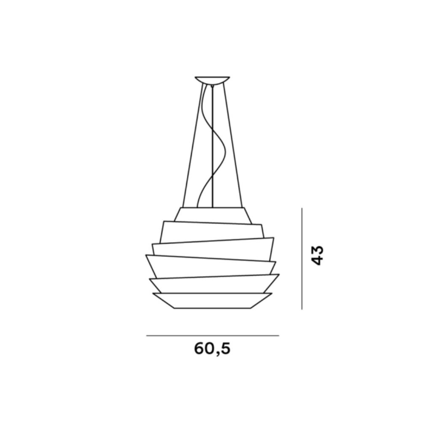 Le Soleil Hängelampe von Foscarini