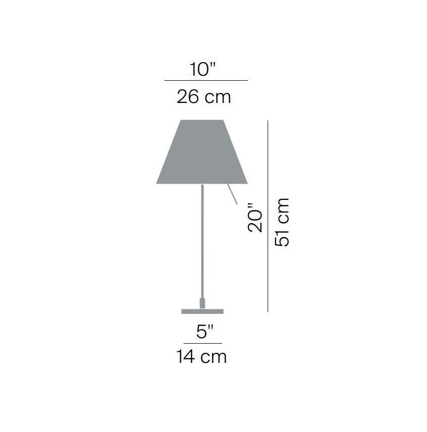 Tischlampe Costanzina Luceplan