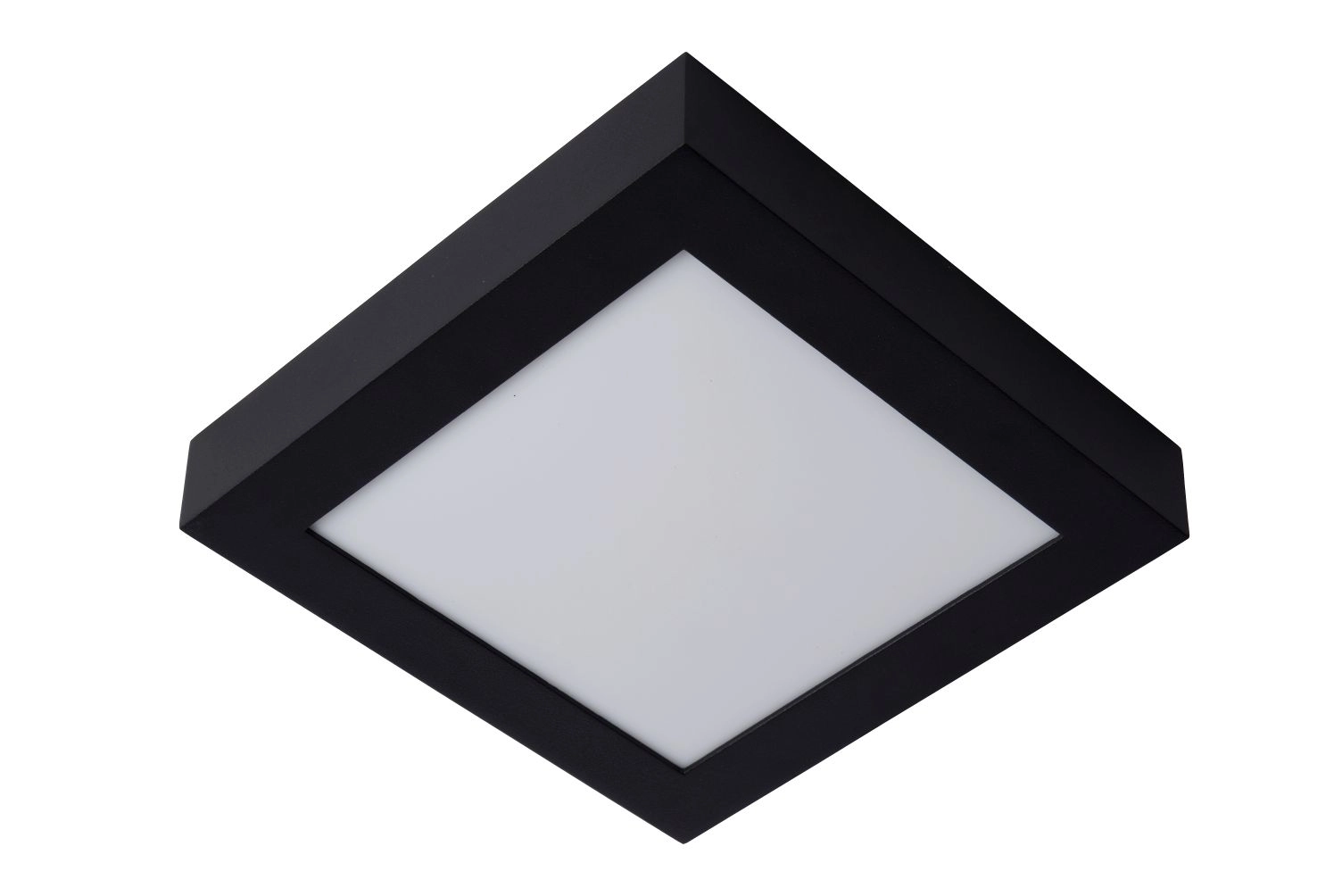 LU 28117/22/30 Lucide BRICE-LED - Flush ceiling light Bathroom - LED Dim. - 1x22W 3000K - IP44 - Bla