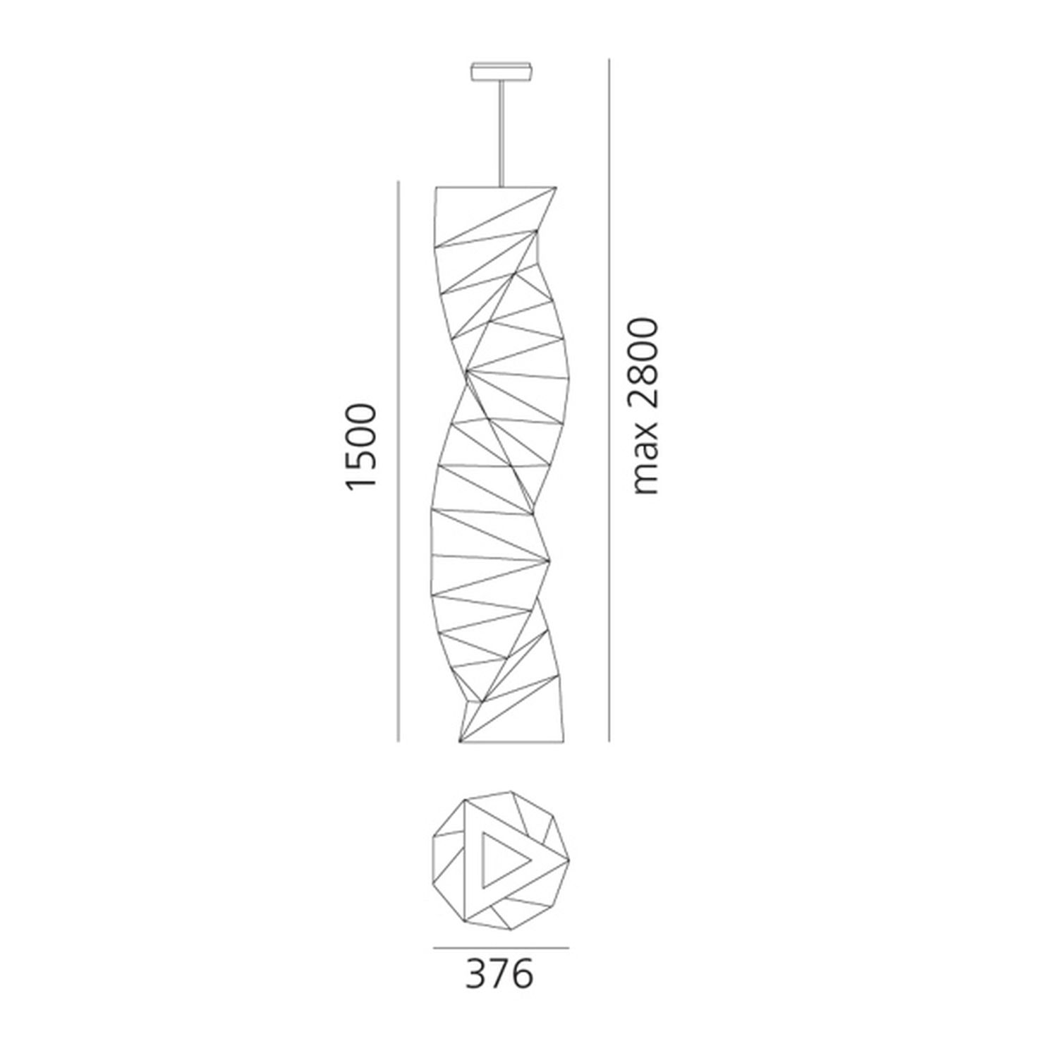 Tatsuno-Otoshigo "IN-EI“ Hängeleuchte von Artemide