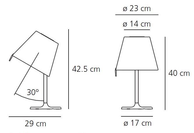 Melampo Notte Tischleuchte von Artemide