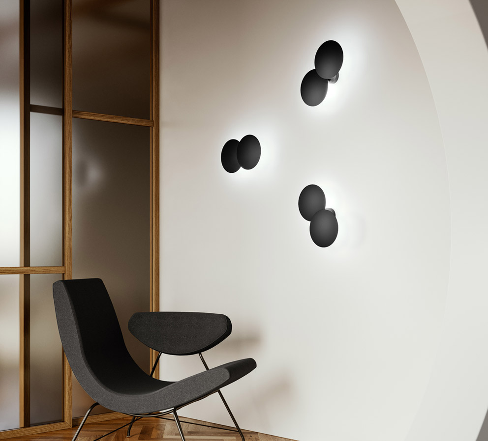 Puzzle Double Round LED Leuchte von Lodes