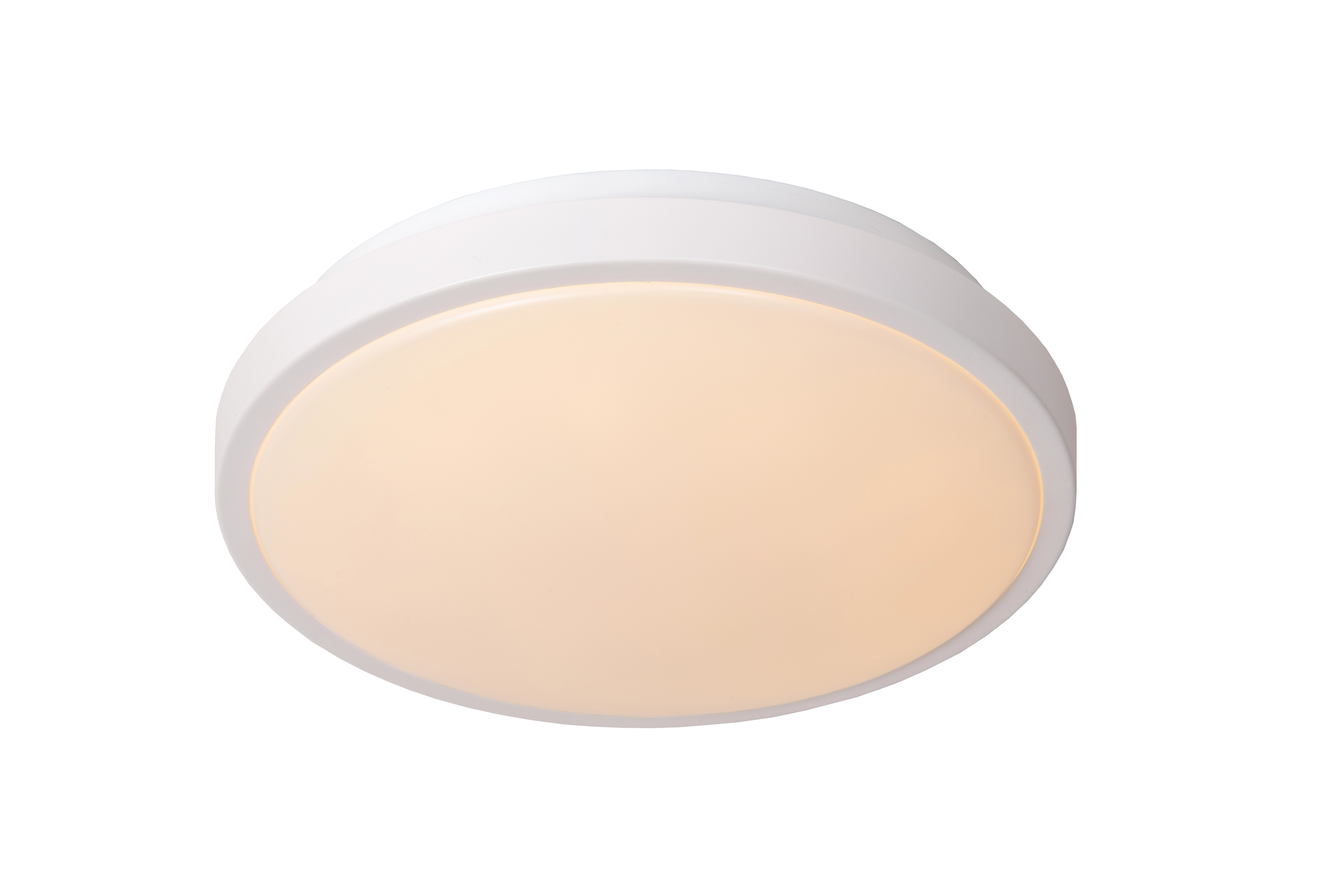 LU 79110/30/31 Lucide DASHER - Flush ceiling light Bathroom - Ø 29,3 cm - LED - 1x12W 2700K - IP44 - White