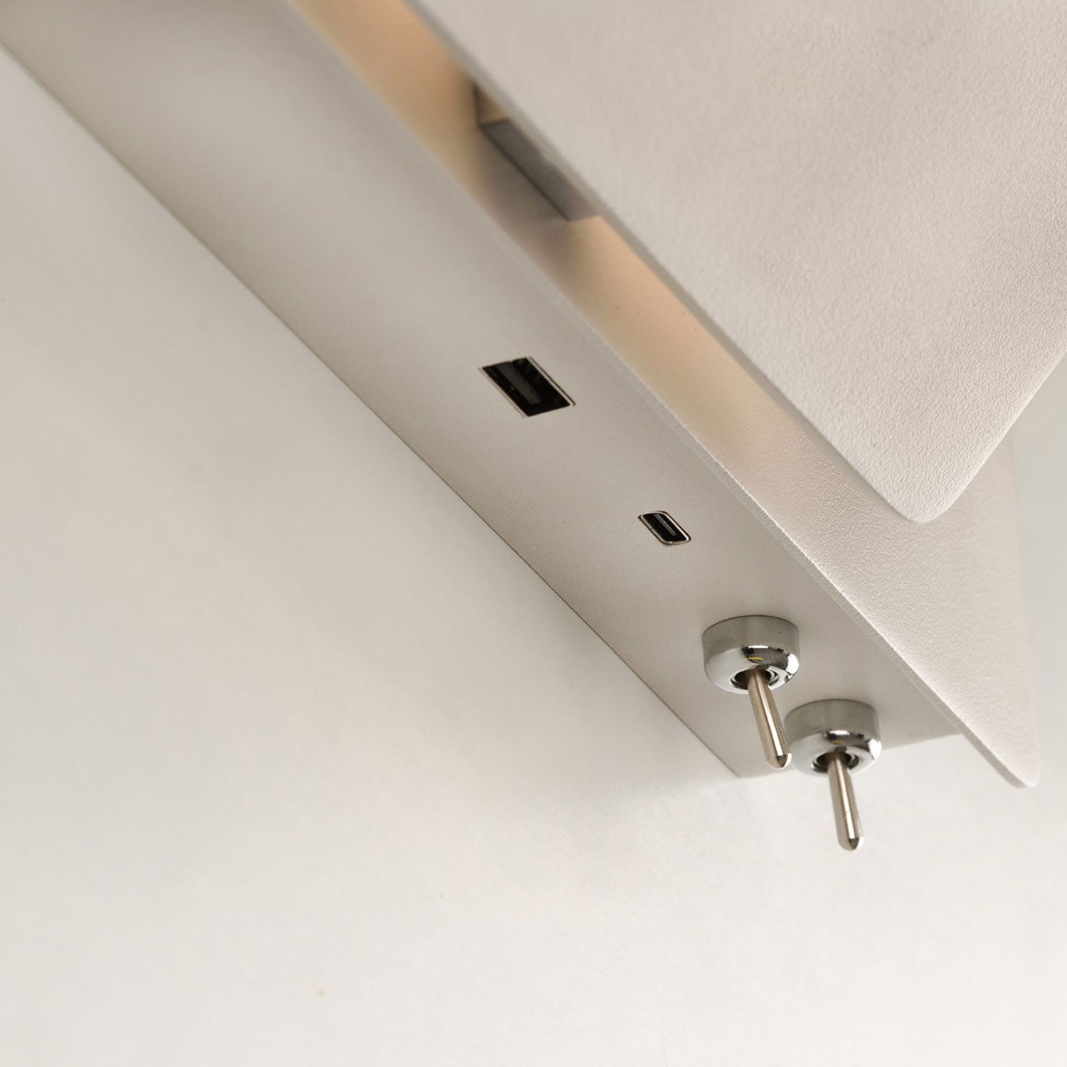 Laika reading light left by ACB