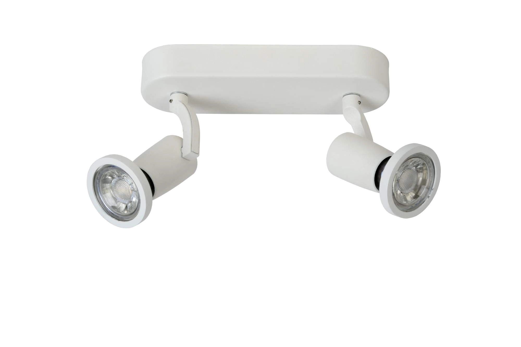 LU 11903/10/31 Lucide JASTER-LED - Ceiling spotlight - LED - GU10 - 2x5W 2700K - White