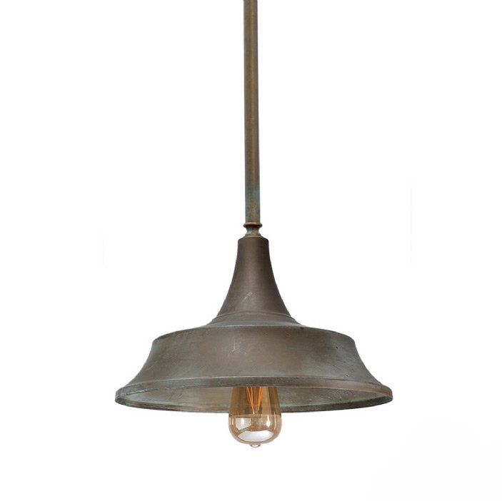 3127 Hängeleuchte aus Messing von Moretti Luce