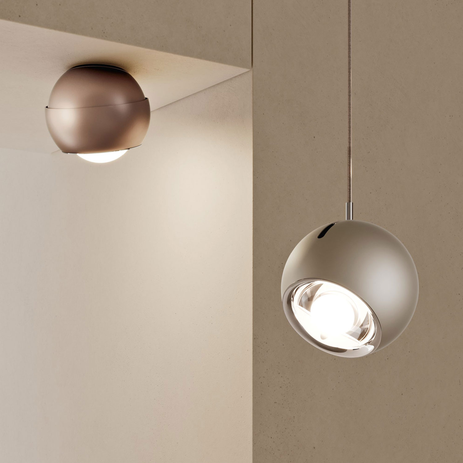 Spider spot a soffitto di Lodes