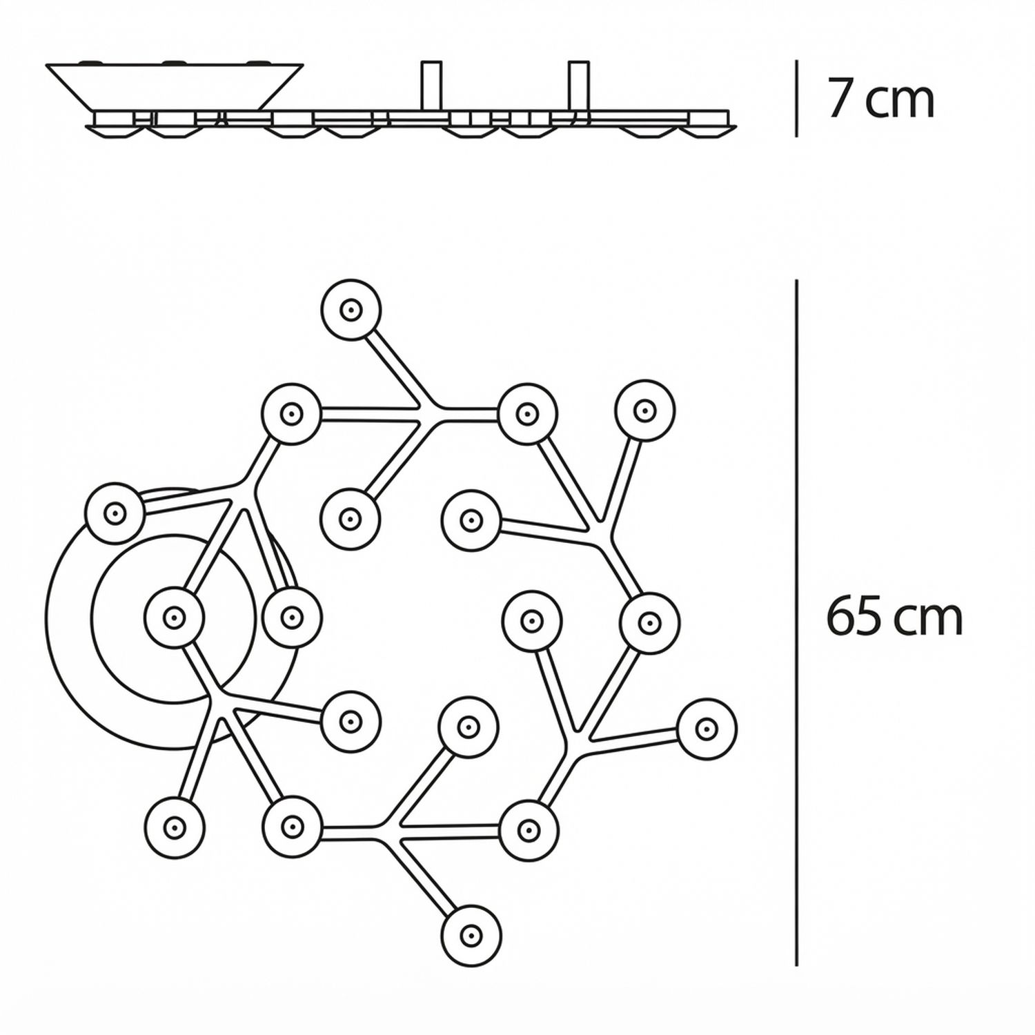 Deckenleuchte LED NET CIRCLE CEILING von Artemide