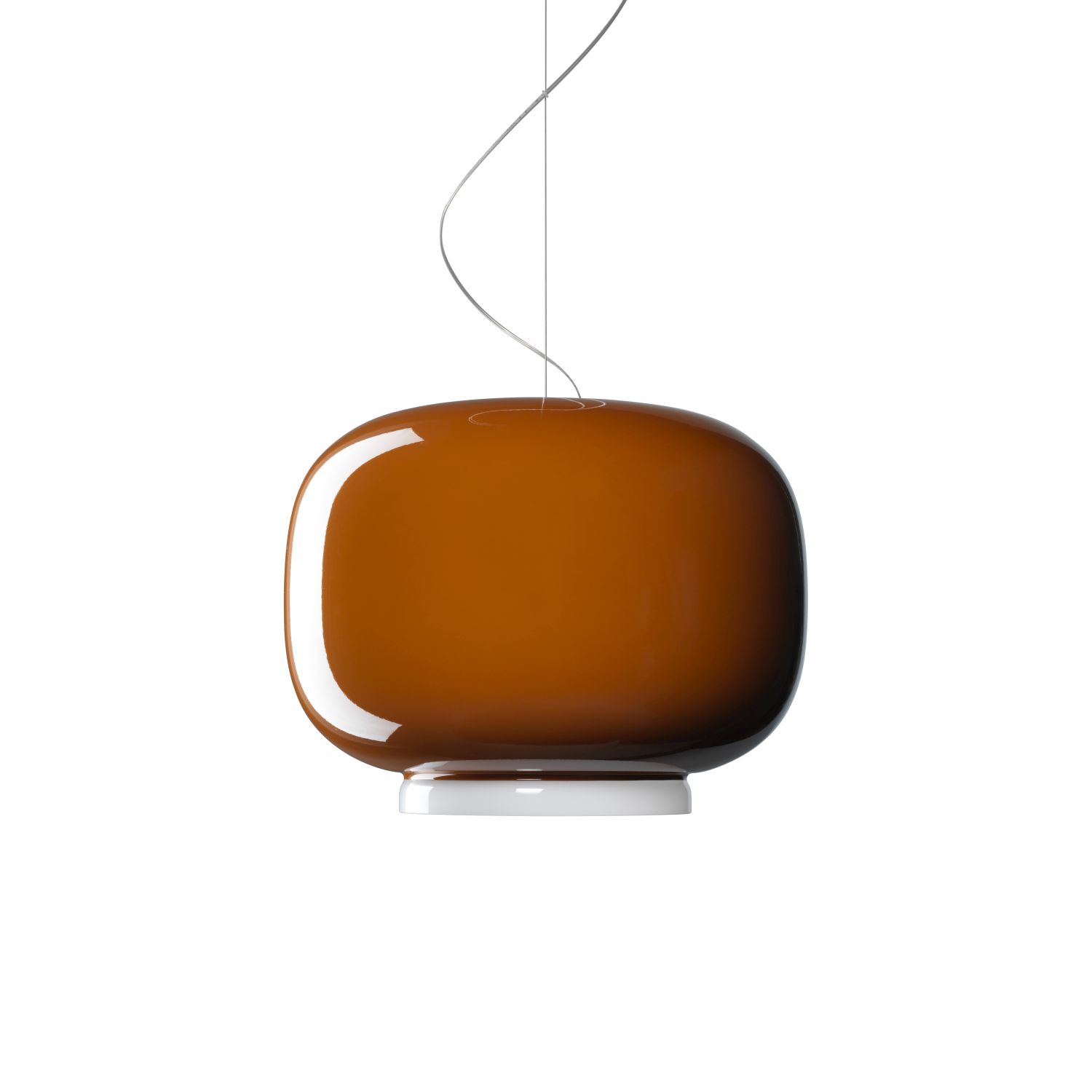 Chouchin 1 orange, Retrolook Hängeleuchte von Foscarini