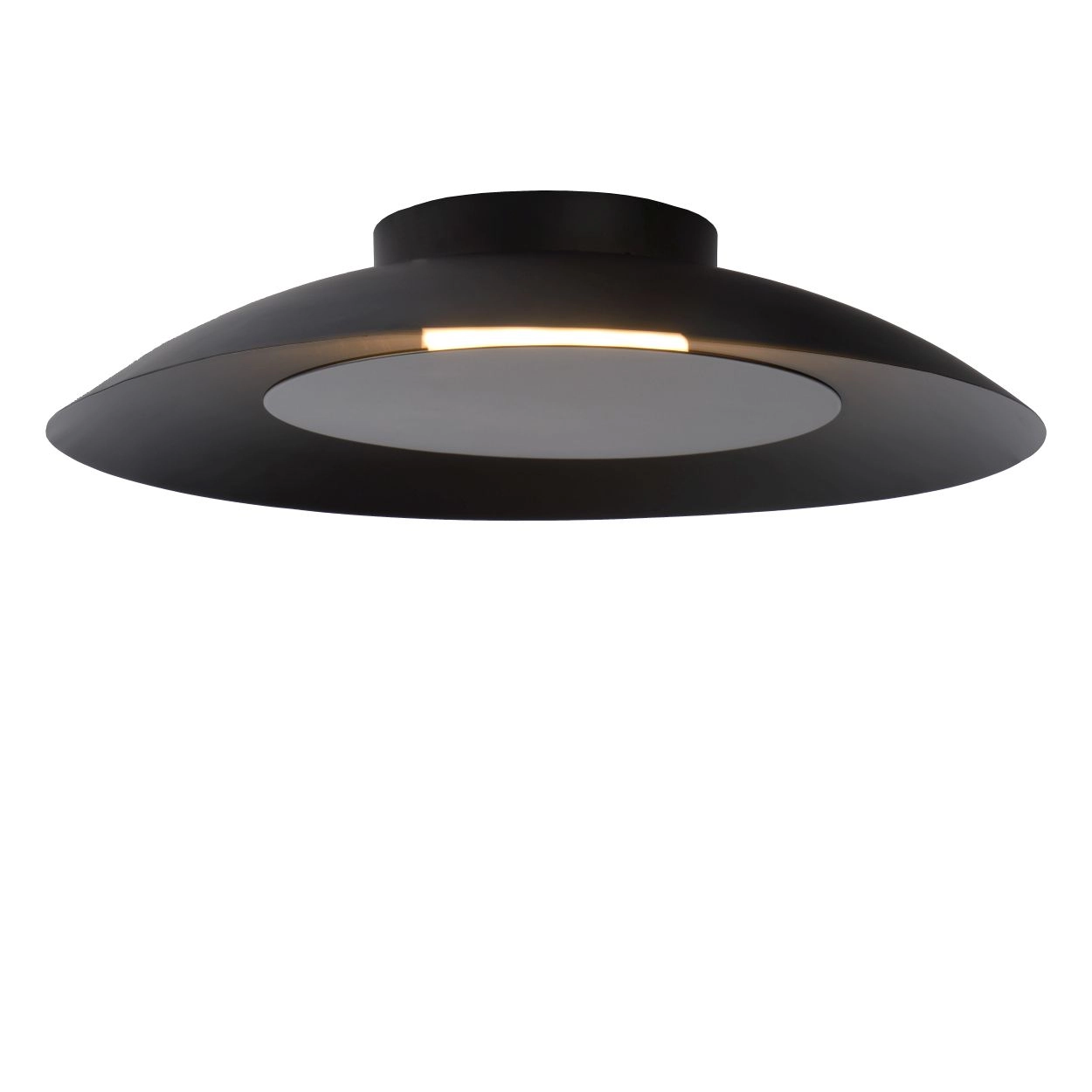 LU 79177/12/30 Lucide FOSKAL - Flush ceiling light - Ø 34,5 cm - LED - 1x12W 2700K - Black