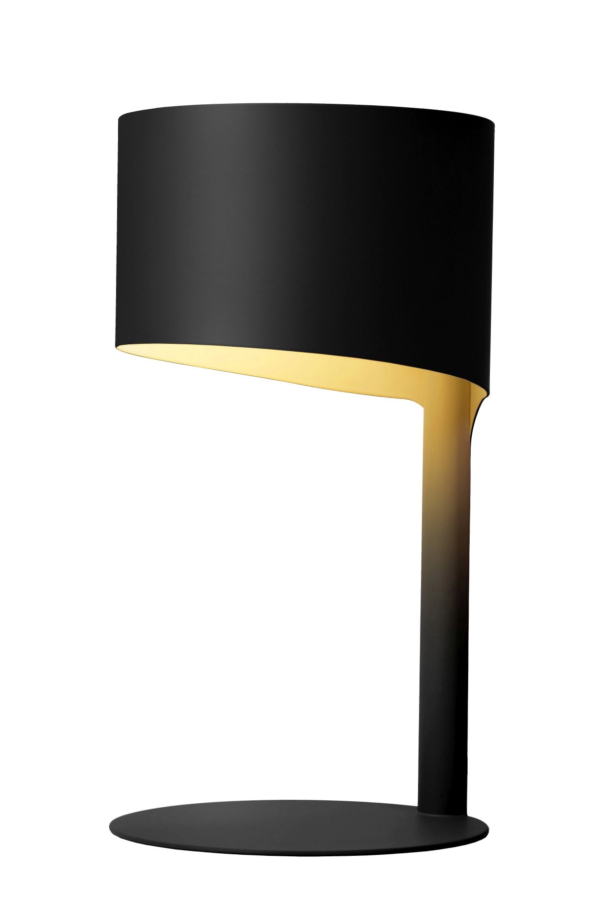 LU 45504/01/30 Lucide KNULLE - Table lamp - Ø 15 cm - 1xE14 - Black