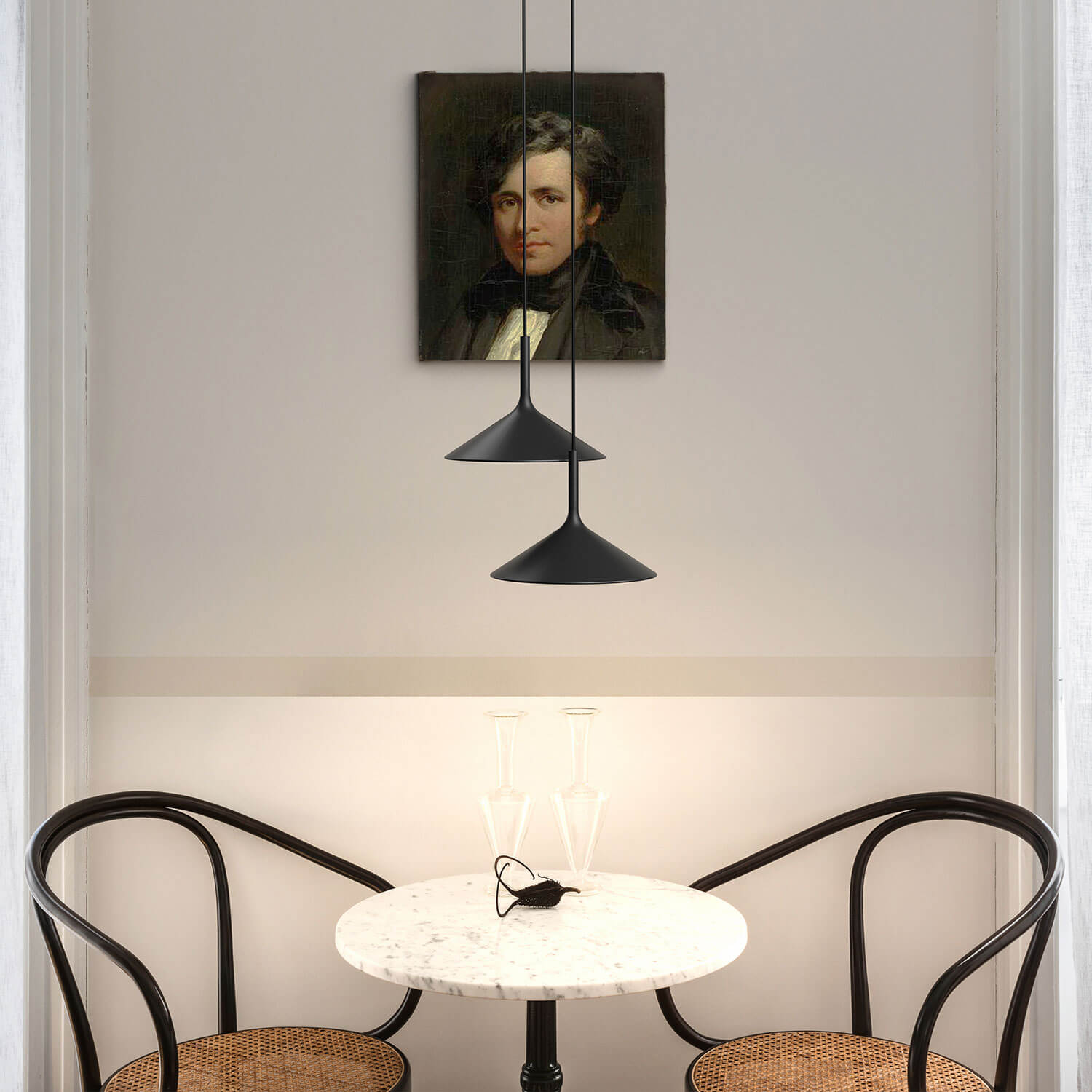 DRY H1 LED pendant light by Rotaliana