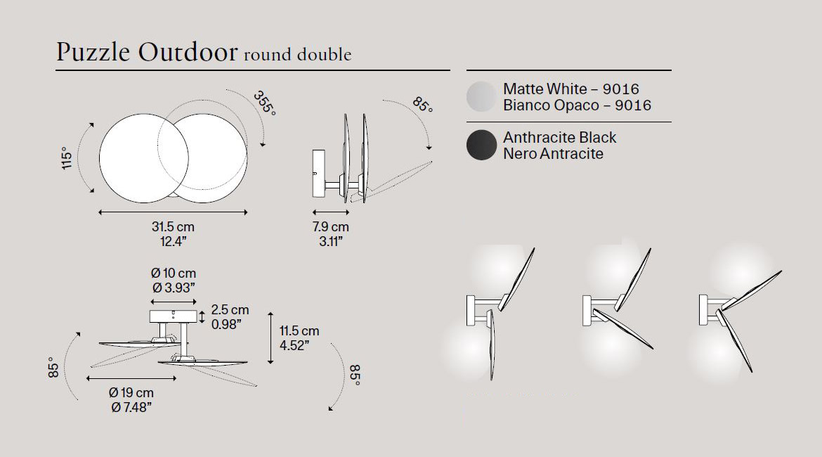 Puzzle Outdoor Double Round von Lodes