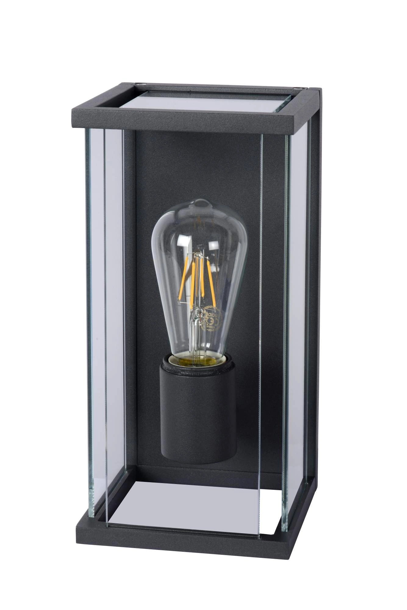 LU 27883/11/30 Lucide CLAIRE - Wall light Outdoor - 1xE27 - IP54 - Anthracite