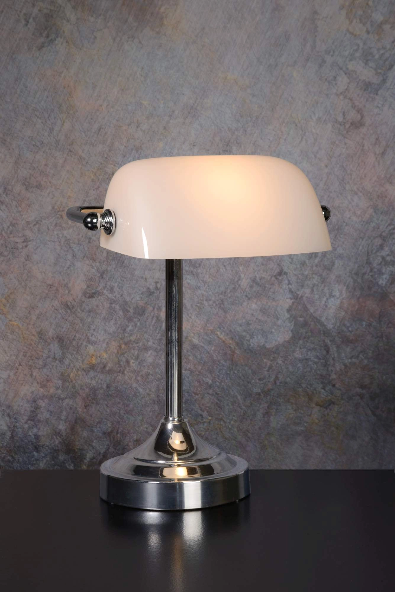 LU 17504/01/11 Lucide BANKER - Desk lamp - 1xE14 - Chrome