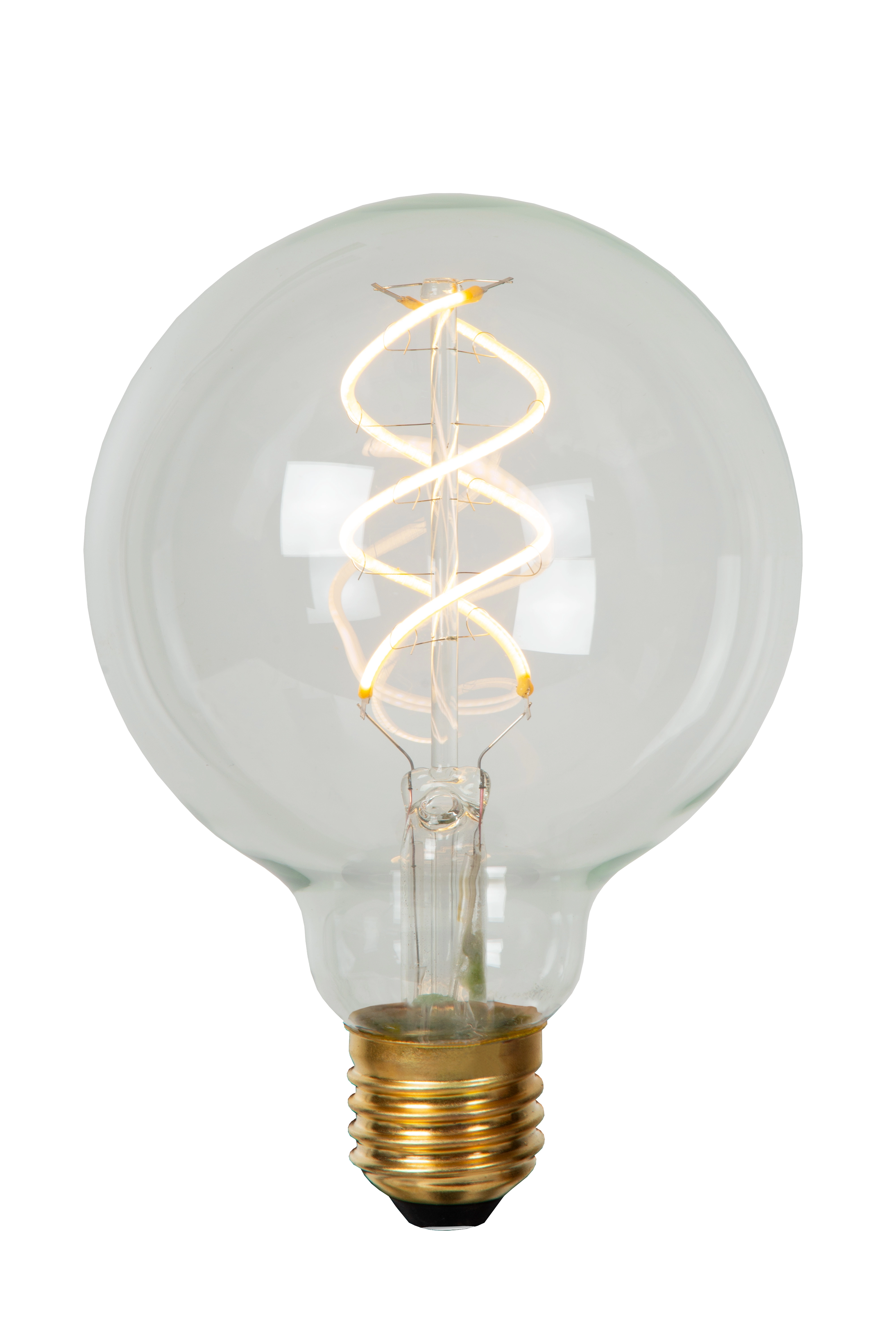 LU 49032/05/60 Lucide G95 - Filament bulb - Ø 9,5 cm - LED Dim. - E27 - 1x4,9W 2700K - Transparant