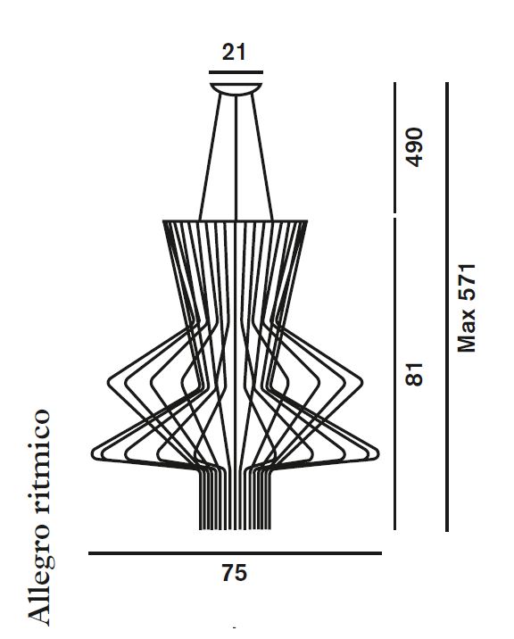 Designerleuchte Allegro Ritmico von Foscarini