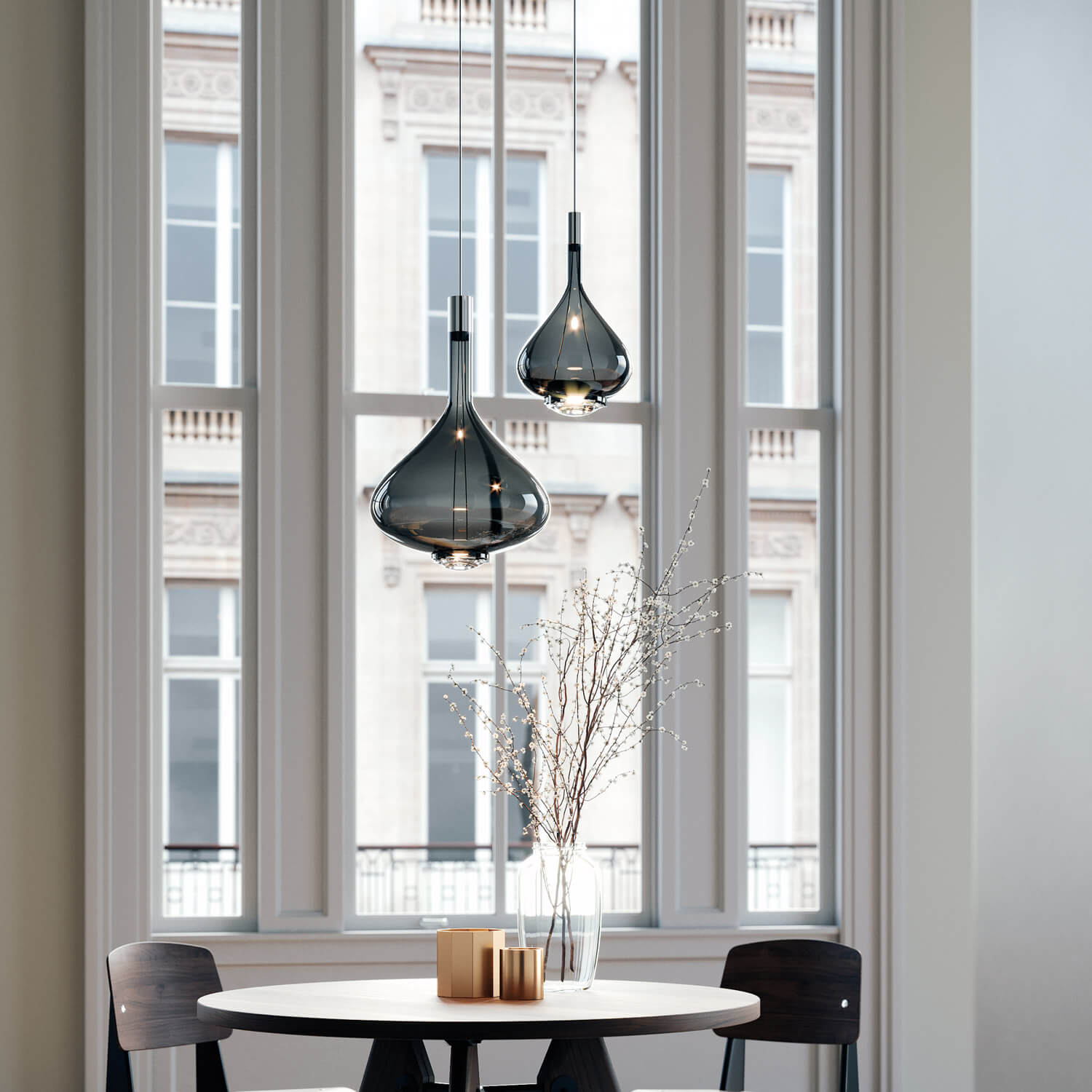 Sky-Fall Large LED pendant light by Lodes