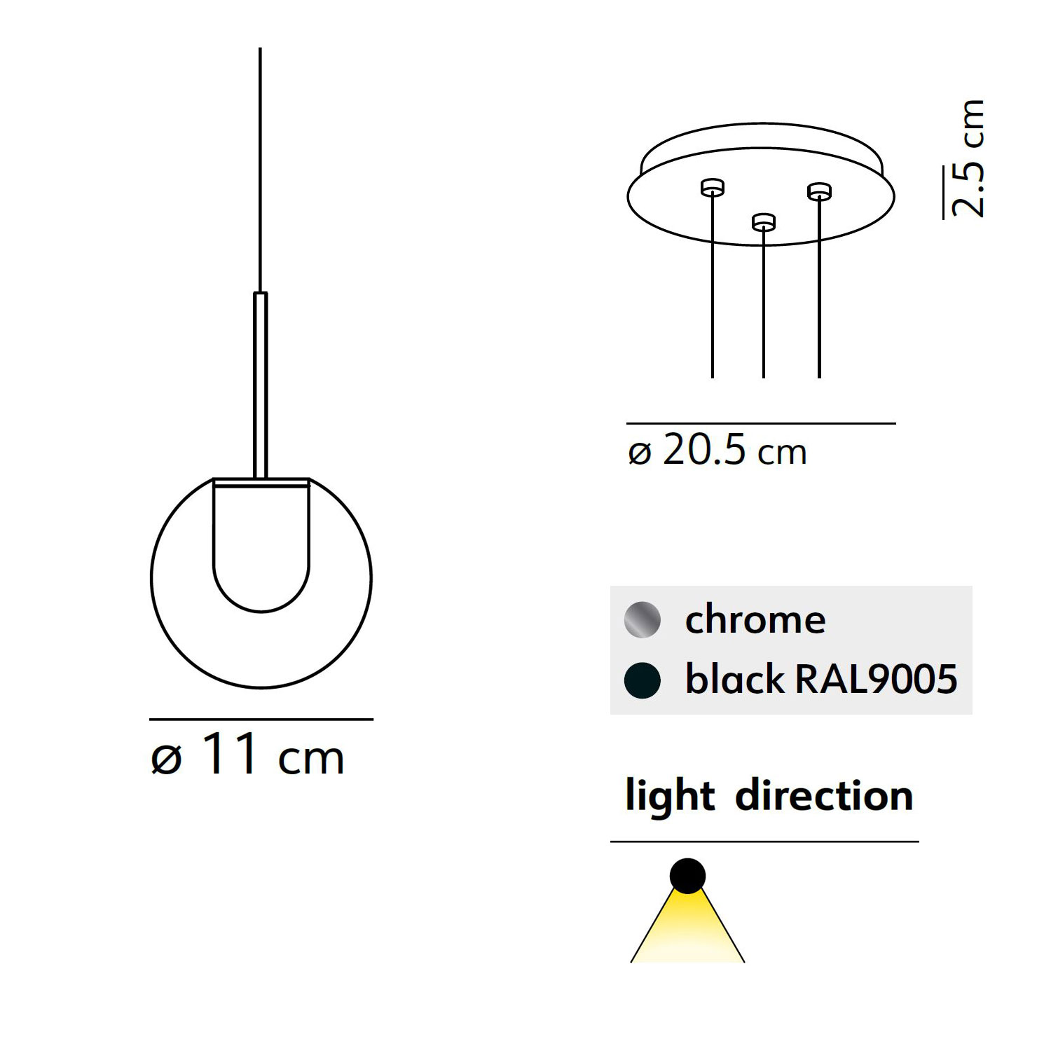 DEW3 LED Hängesystem von Kundalini