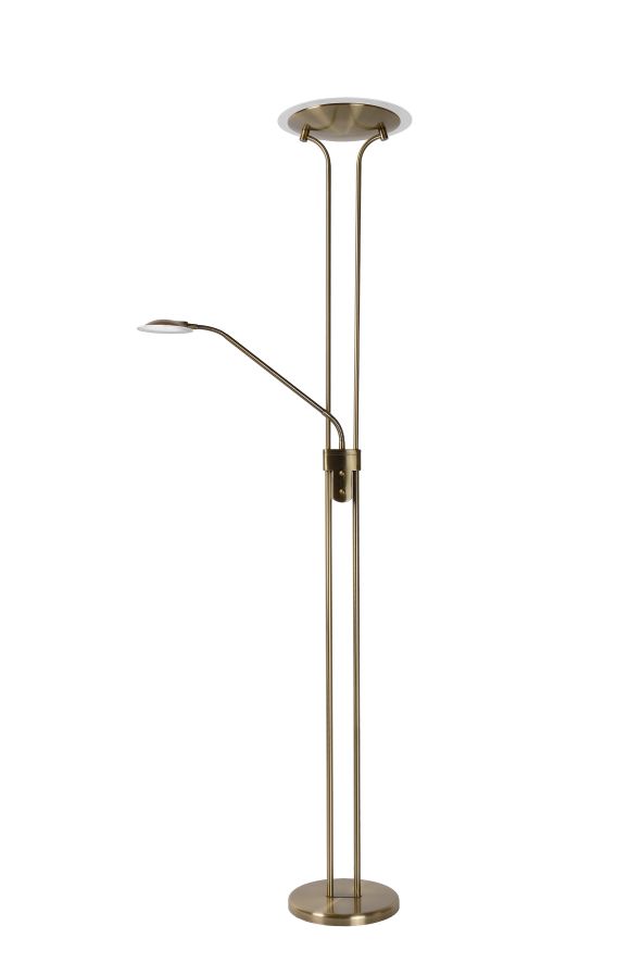 LU 19792/24/03 Lucide CHAMPION-LED - Floor reading lamp - LED Dim. - 3000K - Bronze