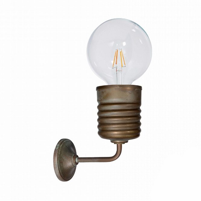 3071 Wandleuchte aus Messing von Moretti Luce