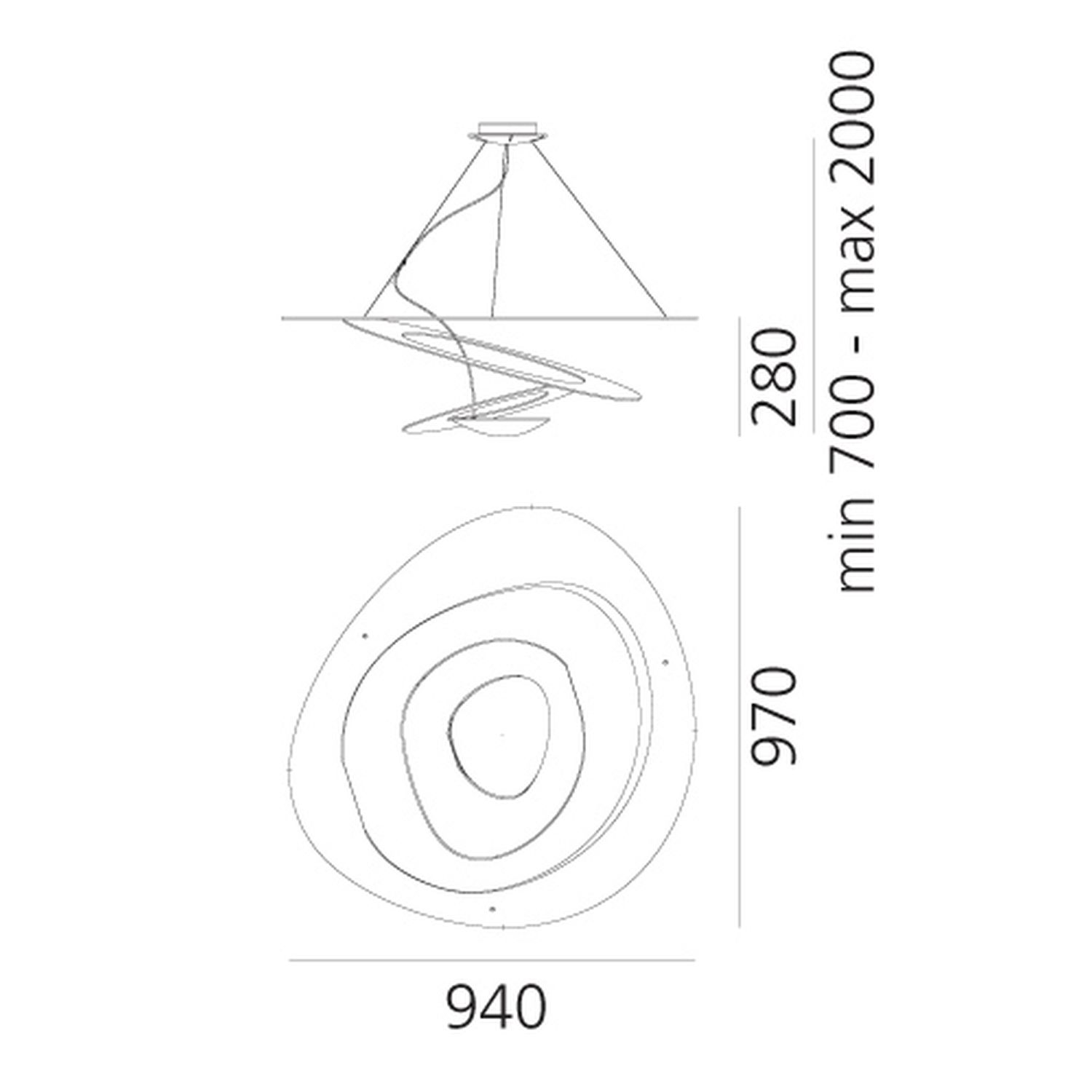 Pirce LED von Artemide