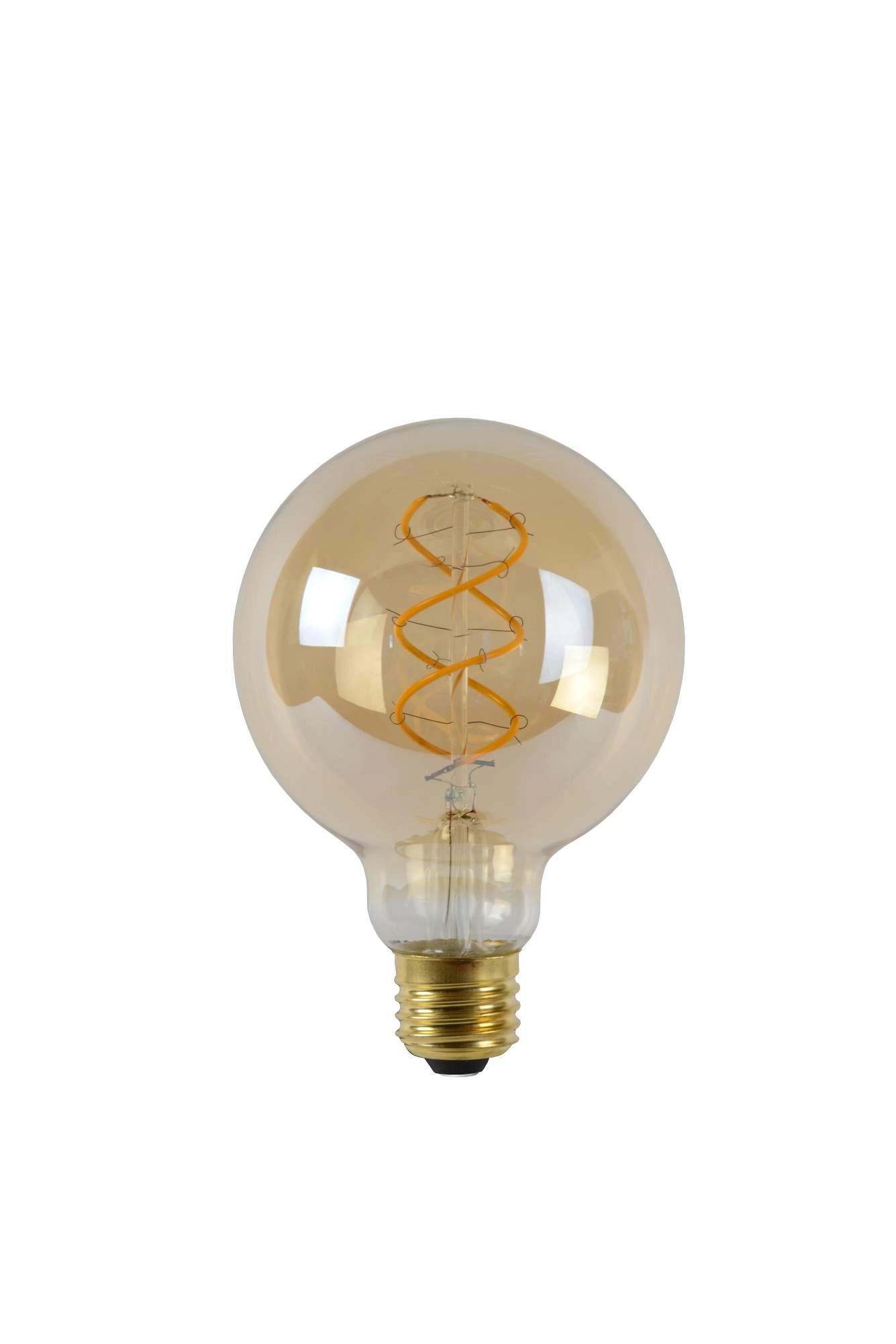 LU 49032/05/62 Lucide G95 - Filament bulb - Ø 9,5 cm - LED Dim. - E27 - 1x5W 2200K - Amber