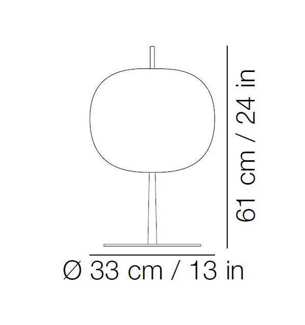 KUSHI XL Tischleuchte von Kundalini