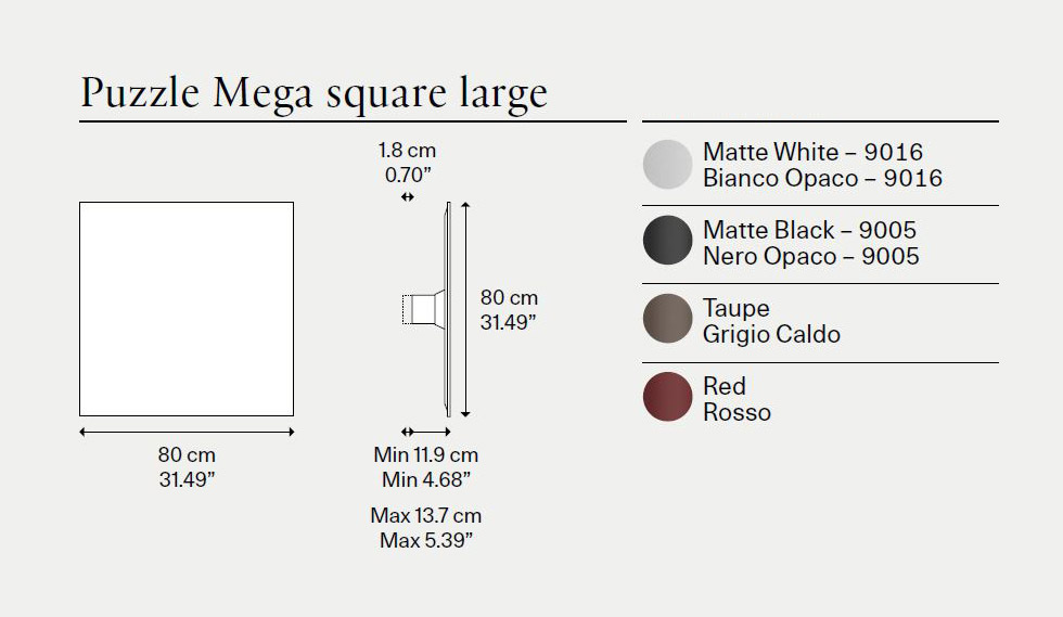 Puzzle Mega Square Large von Lodes