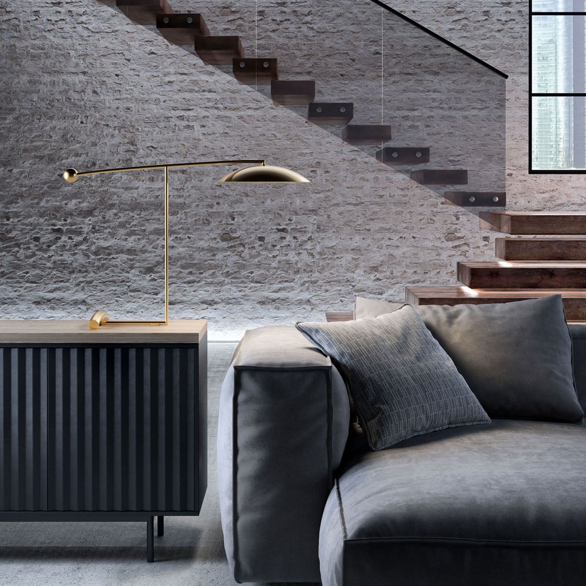 Orbit LED Tischlampe von Lumen Center