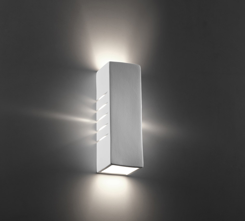 Gipswandlampe 2202 von Belfiore