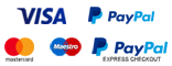 Paypal - Paypal Express - MasterCard - Maestro - Visa