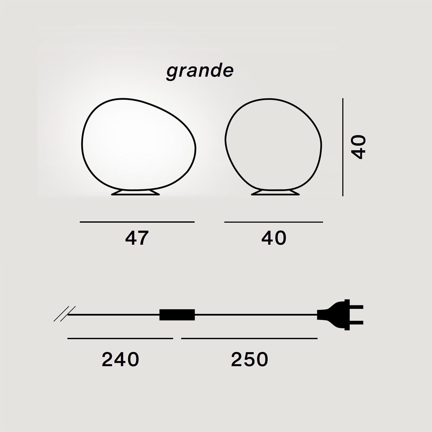 Outdoor Gregg grande von Foscarini