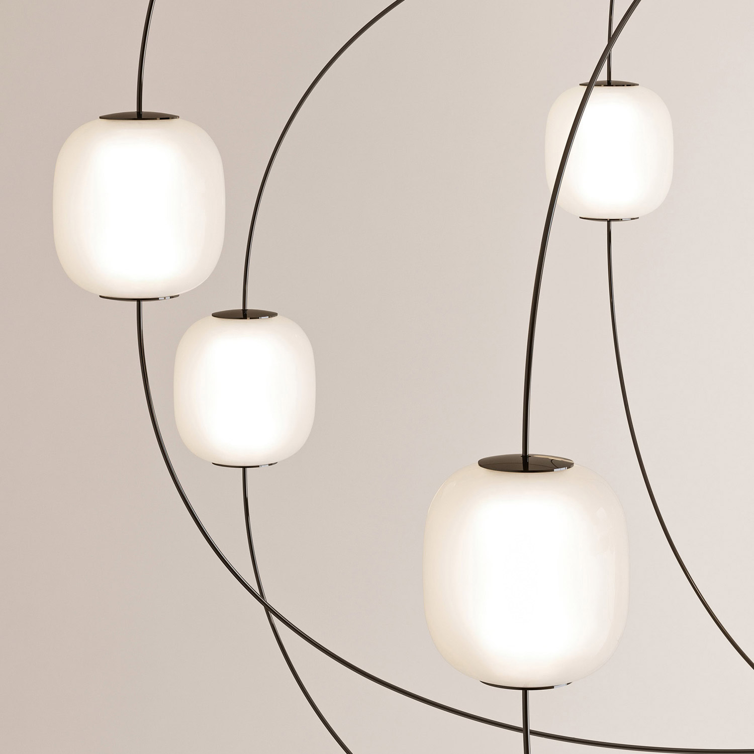 Axia moderner LED Luster von Lodes