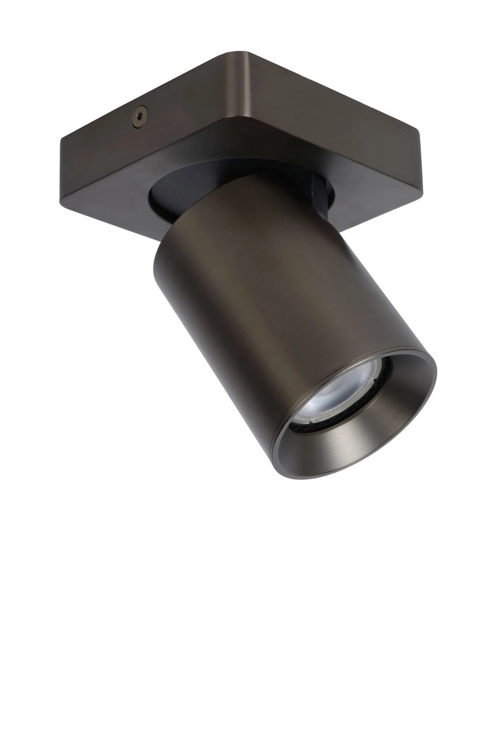 LU 09929/05/16 Lucide NIGEL - Ceiling spotlight - LED Dim to warm - GU10 - 1x5W 2200K/3000K - Black 