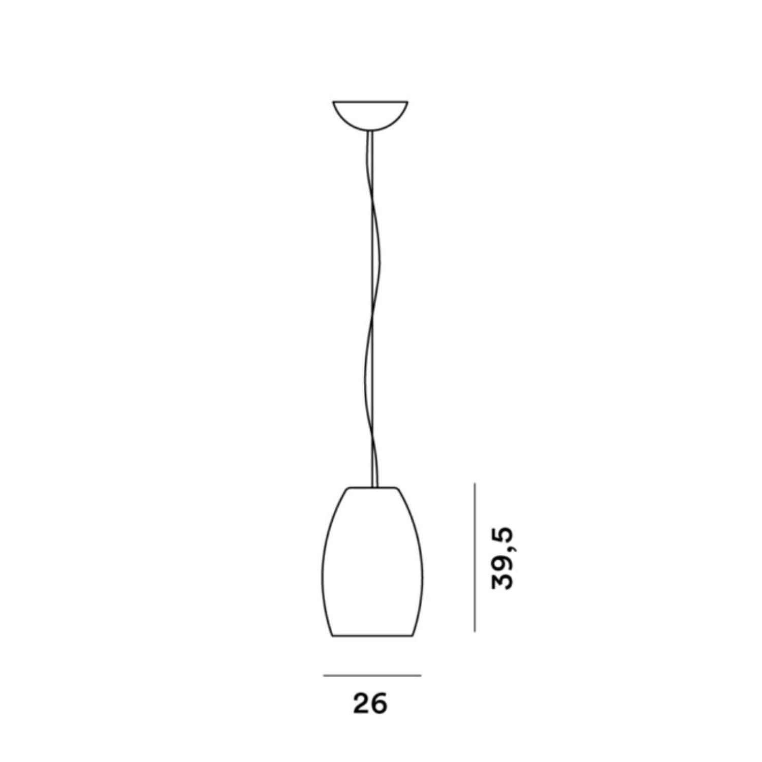 Designerlampe Hängelampe New Buds 1 Grigio Foscarini