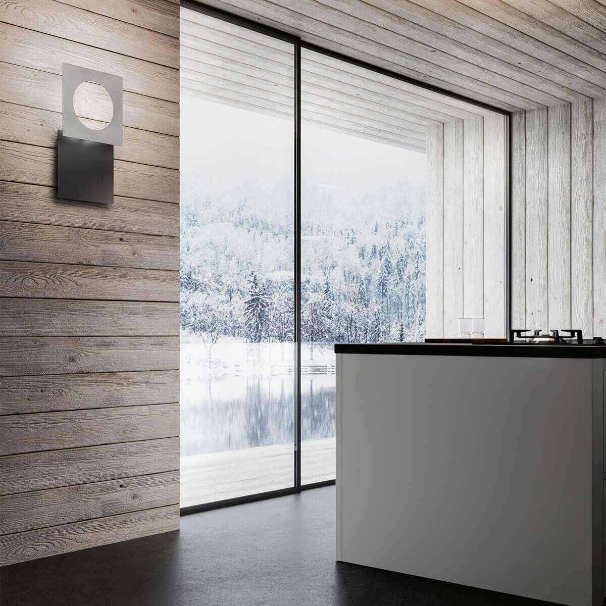 PETRA LED Wand-/Deckenlampe von Icone