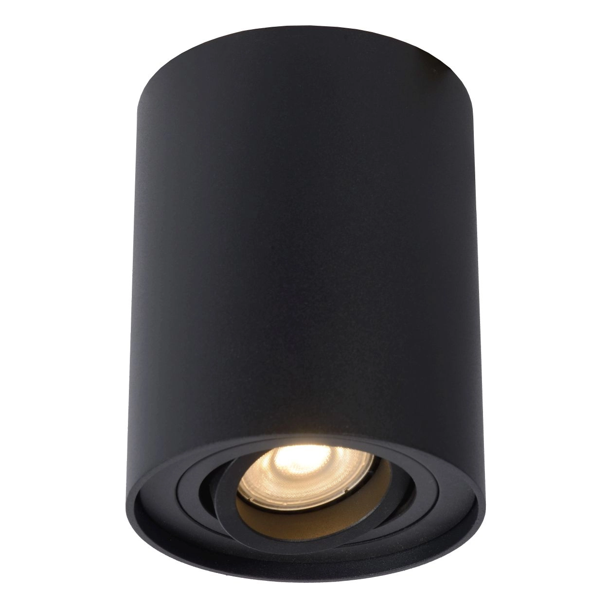 LU 22952/11/30 Lucide TUBE - Ceiling spotlight - Ø 9,6 cm - 1xGU10 - Black