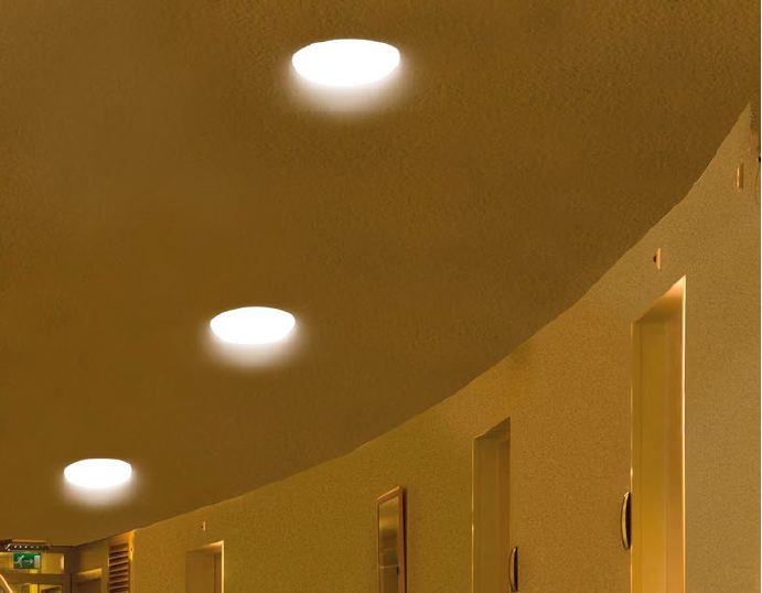 4110 Einbauleuchte LED aus Gips von Belfiore