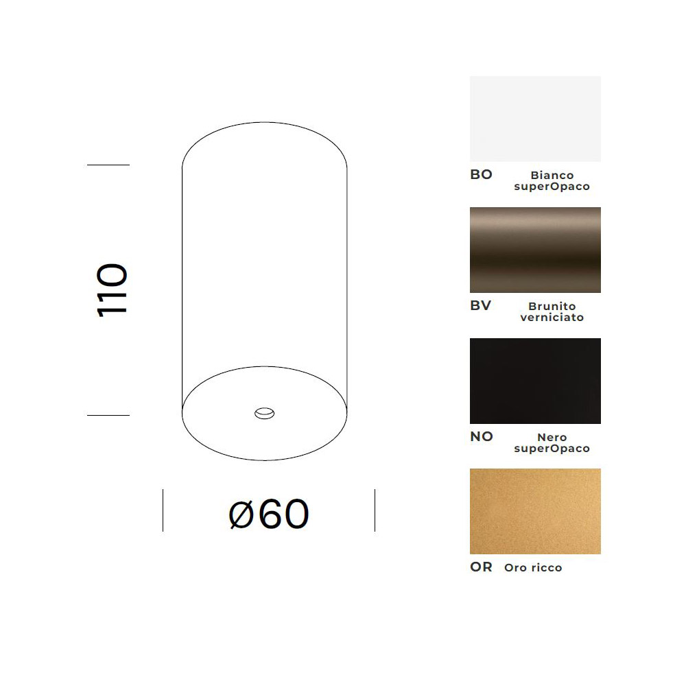 Deckenrosette Beam Stick Nuance von Olev