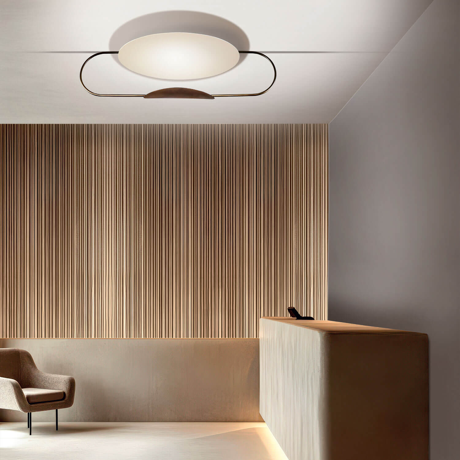 Eterea Wand/Deckenlampe von Icone