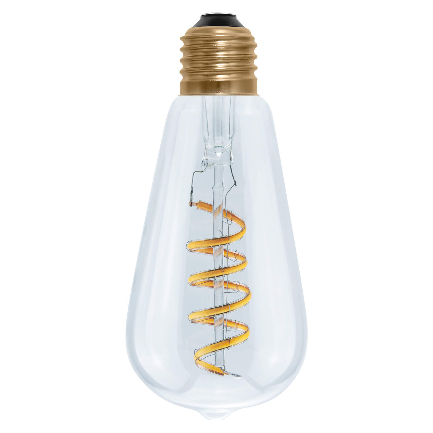 LED Rustica Curved Spirale klar E27 Segula