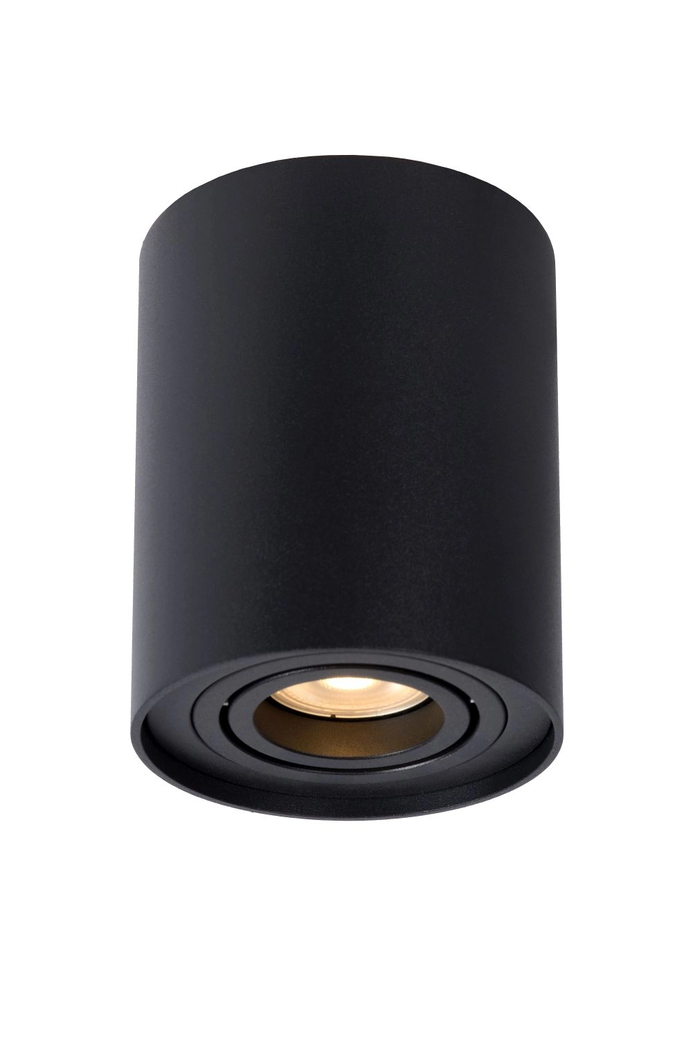 LU 22952/11/30 Lucide TUBE - Ceiling spotlight - Ø 9,6 cm - 1xGU10 - Black