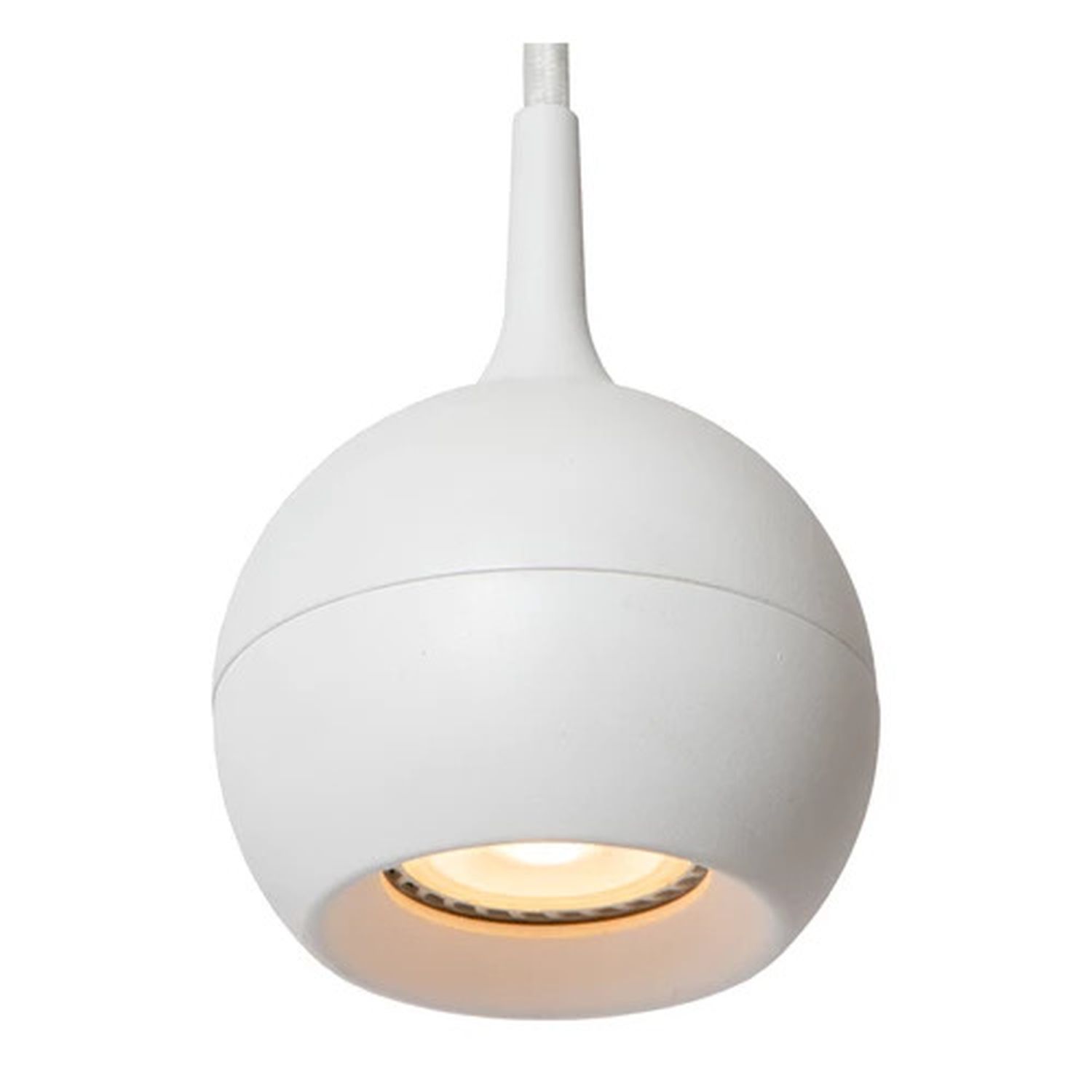 LU 09956/01/31 Lucide TRACK FAVORI pendant - 1-circuit Track lighting system - 1xGU10 - White (Exten